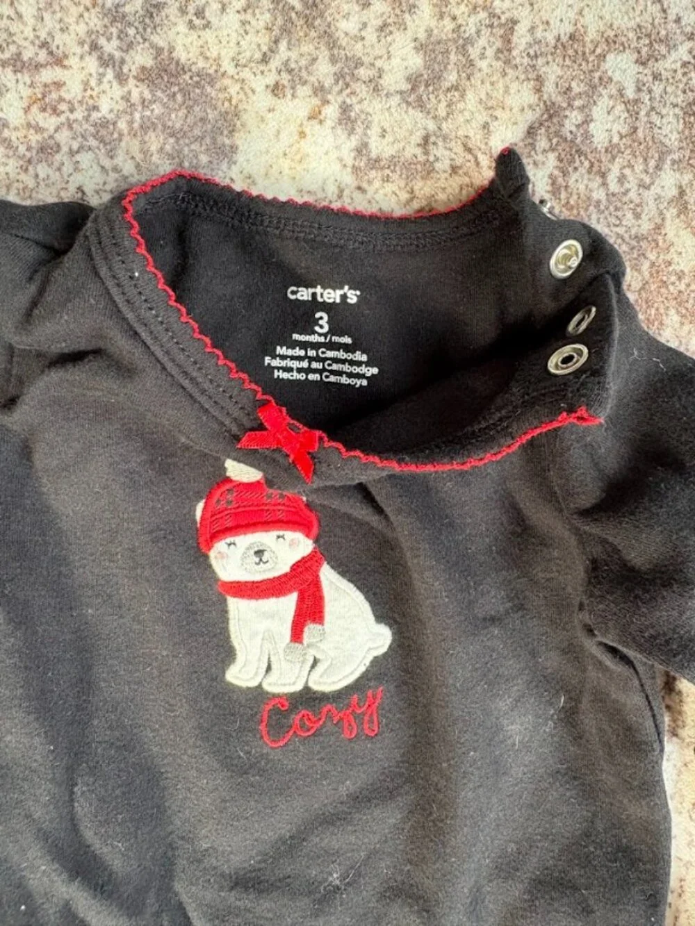 Carters Winter Outfit Size 3 Month